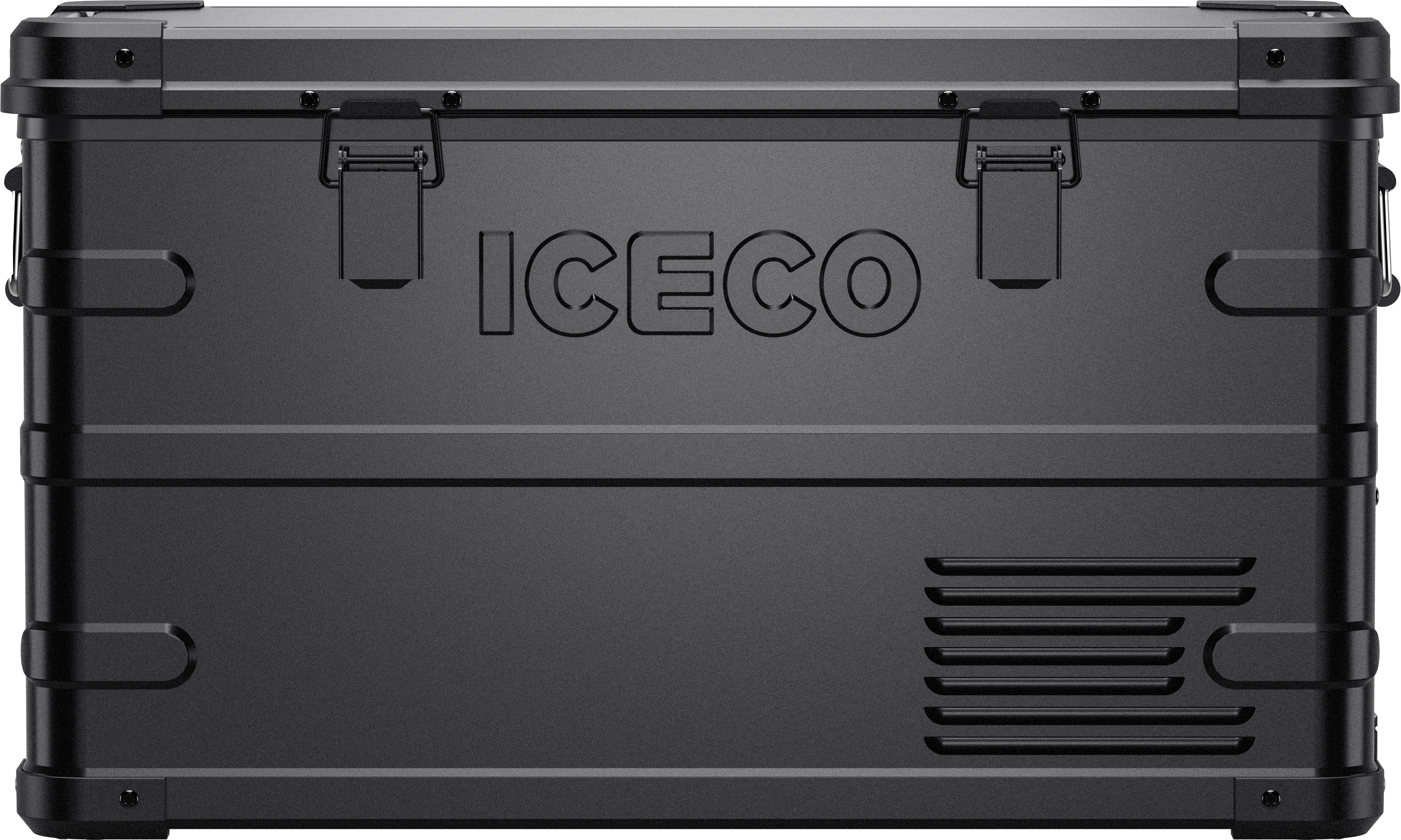 APL35 Dual Zone Aluminum Black Fridge | ICECO | 35 LT