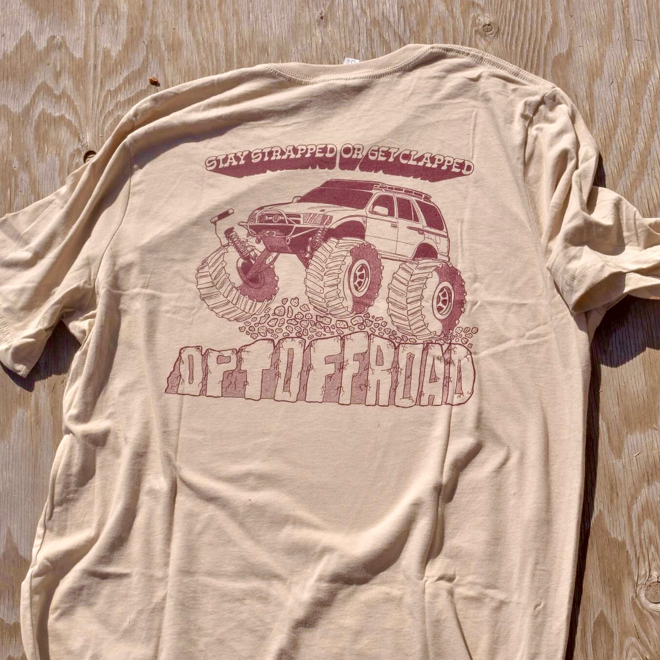 Stay Strapped T-Shirt (Tan or Orange)