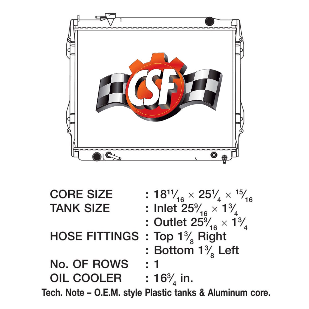 High Clearance Radiator Conversion (HCR) - 3.4L V6