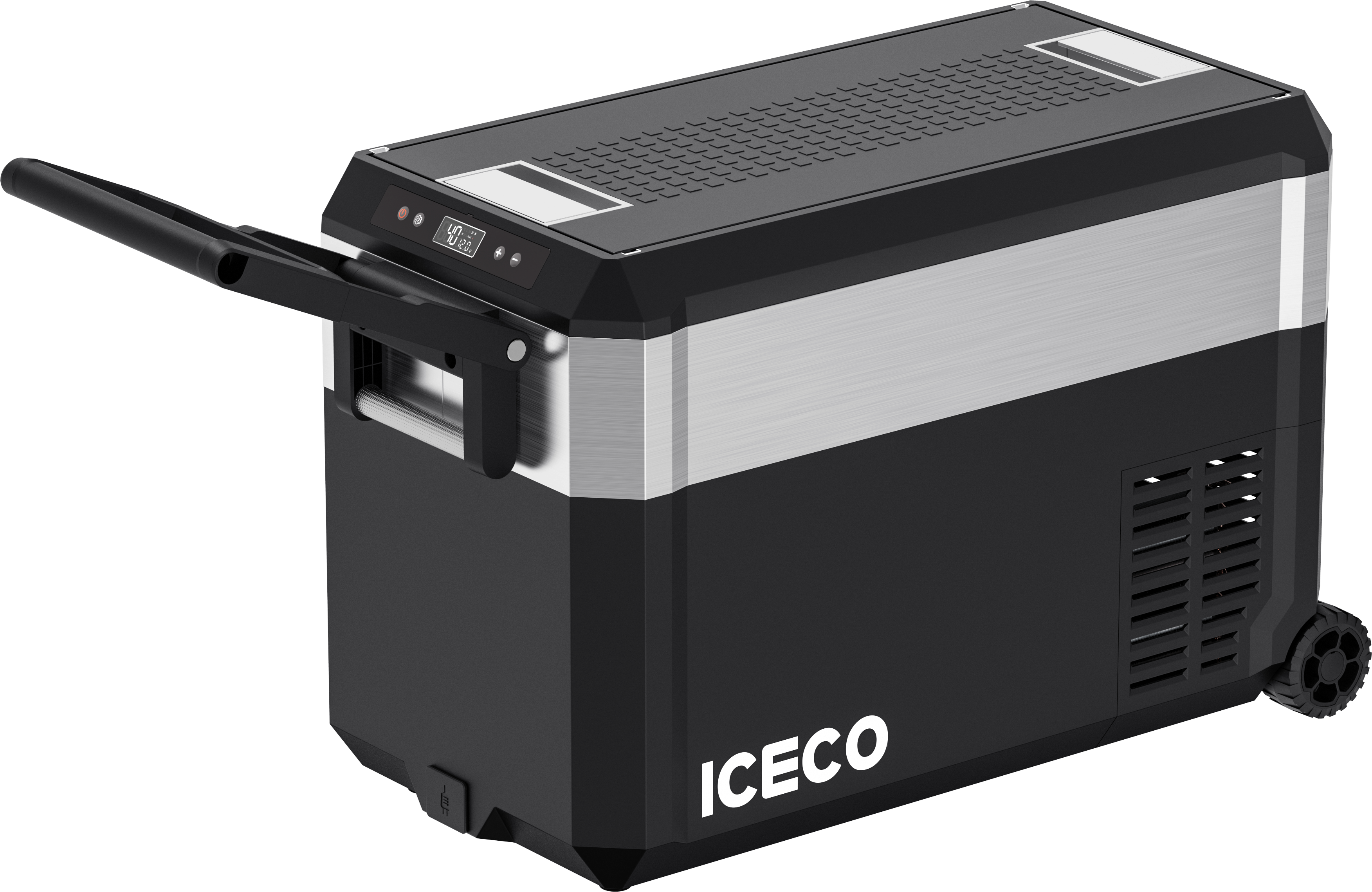 JP40 Pro Dual Zone Wheeled Portable Freezer With Cover | ICECO | 40 LT