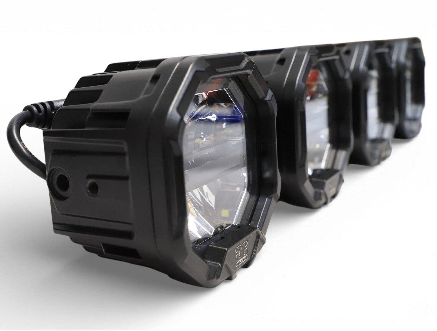 9 Light U-Con Interlocking Off Road LED Pod With Amber or White DRL Running Light