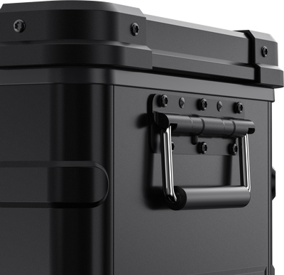 APL35 Dual Zone Aluminum Black Fridge | ICECO | 35 LT