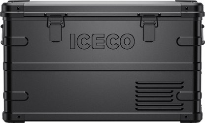 APL35 Dual Zone Aluminum Black Fridge | ICECO | 35 LT