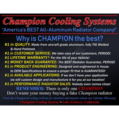 High Clearance Radiator Conversion (HCR) - 3.4L V6