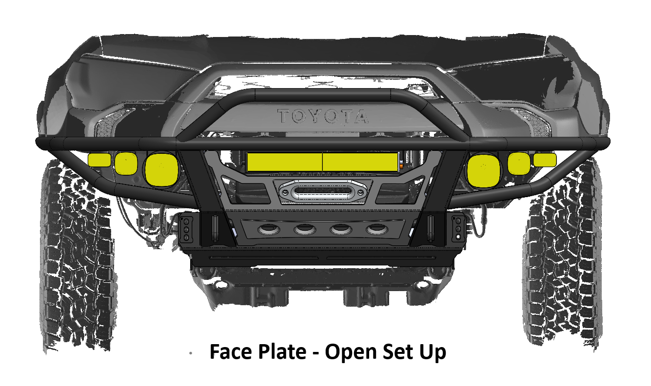 VF-117 - Open Wing Option - 1 inch Body Lift