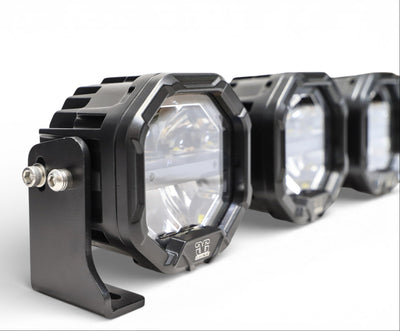 3 Light U-Con Interlocking Off Road LED Pod With Amber or White DRL Running Light