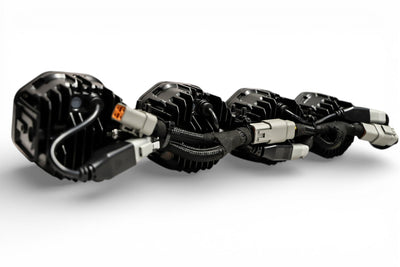 5 Light U-Con Interlocking Off Road LED Pod With Amber or White DRL Running Light