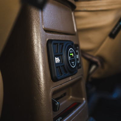 Center Console USB 12V Power Panel | Billet Aluminum | Replaces Ashtray | 1996 - 2002 4Runner