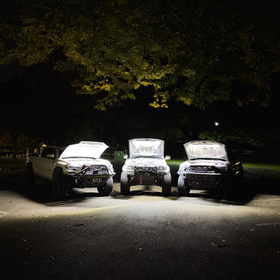 Under Hood LED Light Kit for ALL MAKES and Toyotas (4Runners, Tacomas, Sequoias, Tundras, LC, FJ, GX)